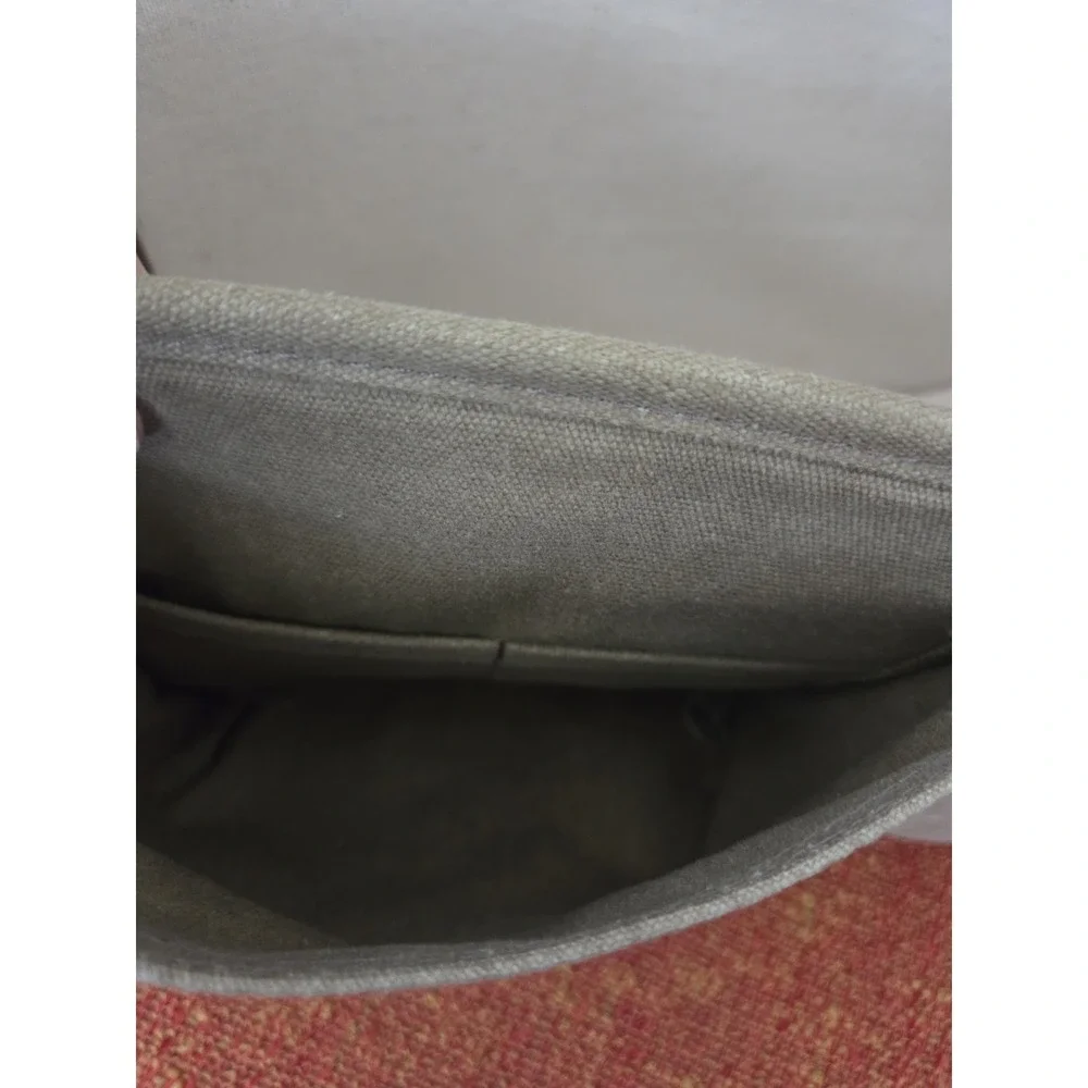 Duluth‎ Trading Co Canvas Laptop Shoulder Tote Messenger Organizer Bag Tan